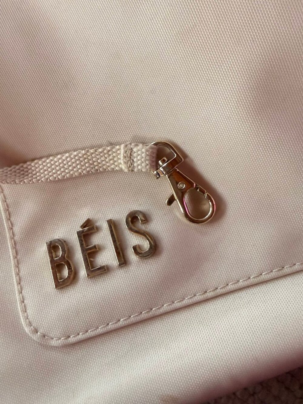 BEIS The Expandable Backpack (Beige) - Picture 9 of 14